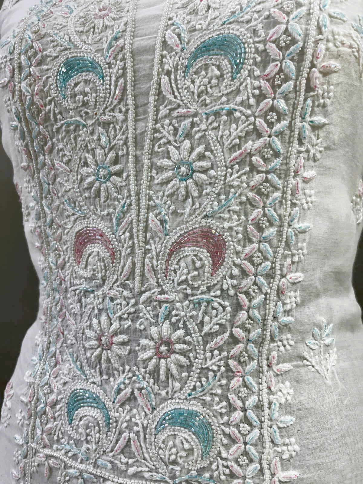 Elegant Two-Piece Mul Chanderi Set